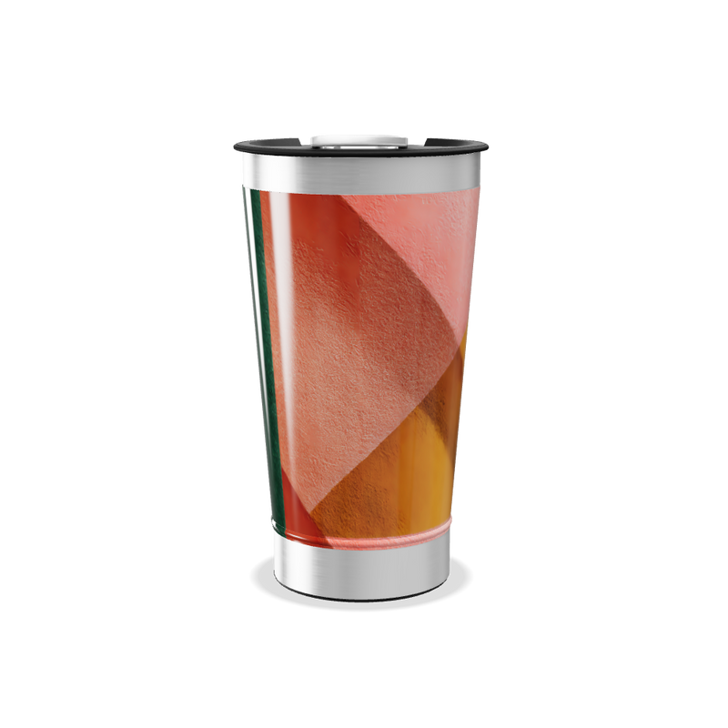 Copo Térmico - Estampa Geométrica Colorida
