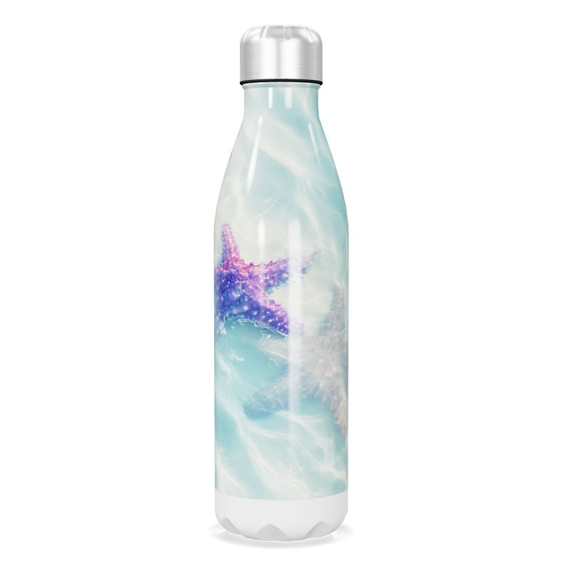 Garrafa Inox - Estampa Estrelas do Mar