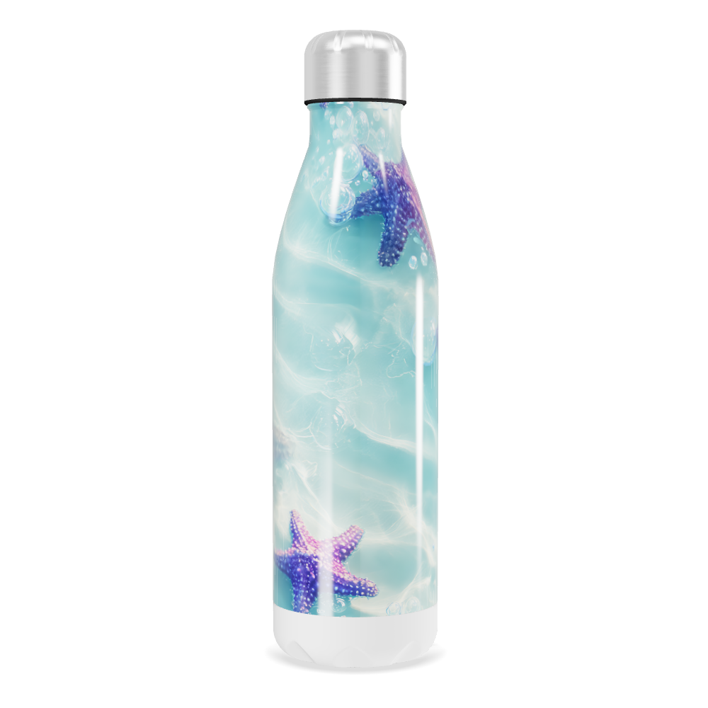 Garrafa Inox - Estampa Estrelas do Mar