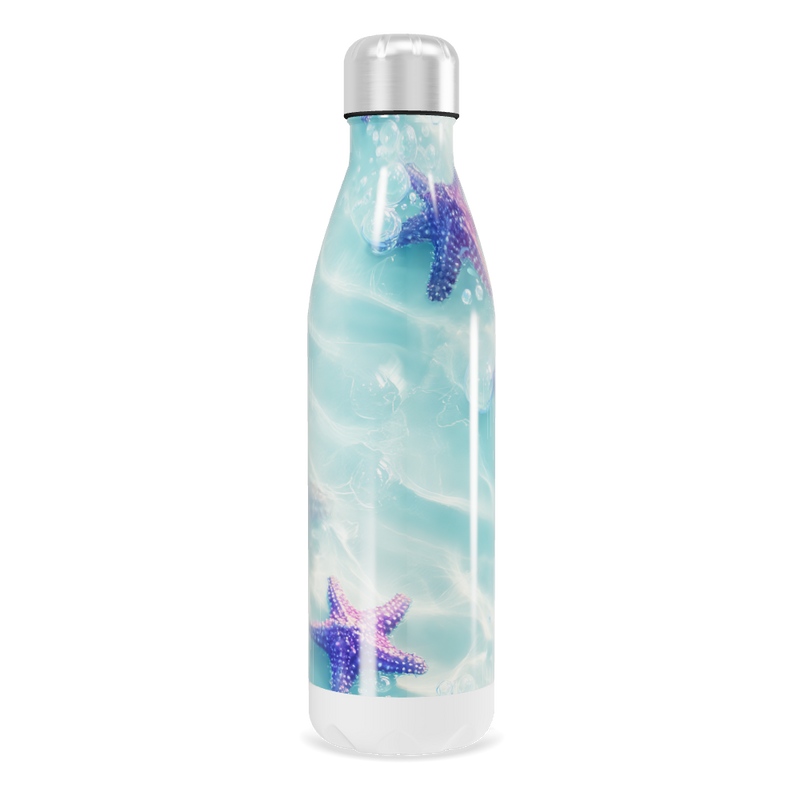 Garrafa Inox - Estampa Estrelas do Mar