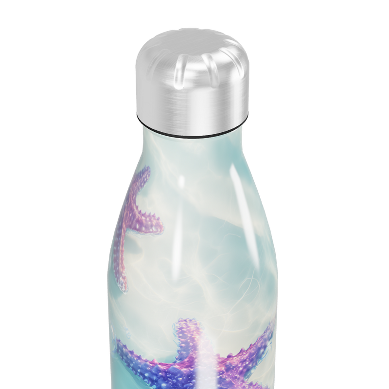 Garrafa Inox - Estampa Estrelas do Mar