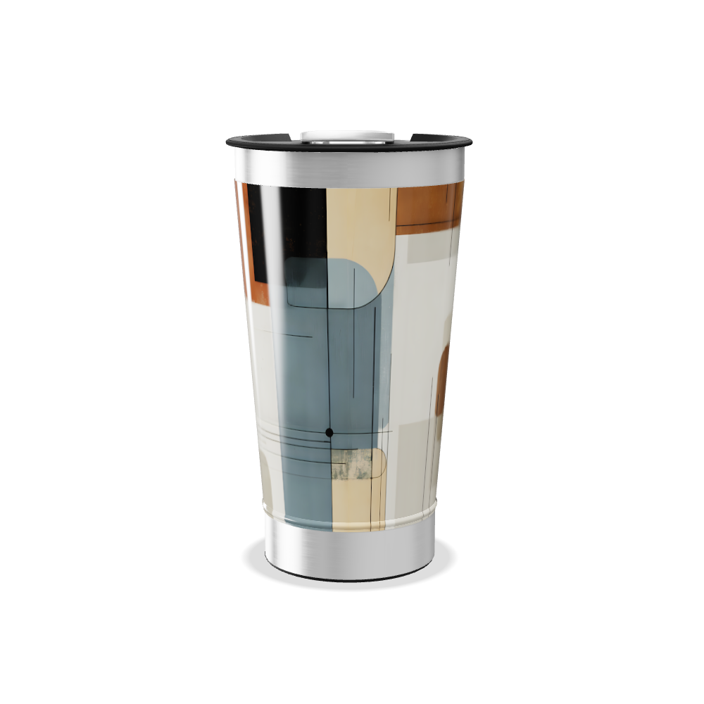 Copo Térmico - Estampa Geométrica Colorida