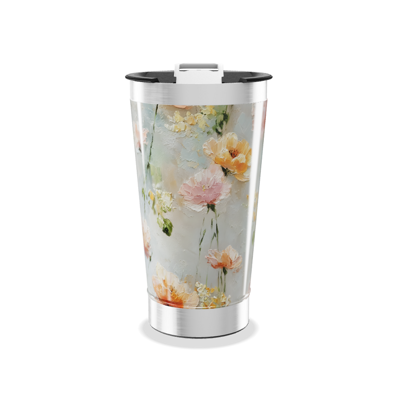 Copo Térmico - Floral Aquarela
