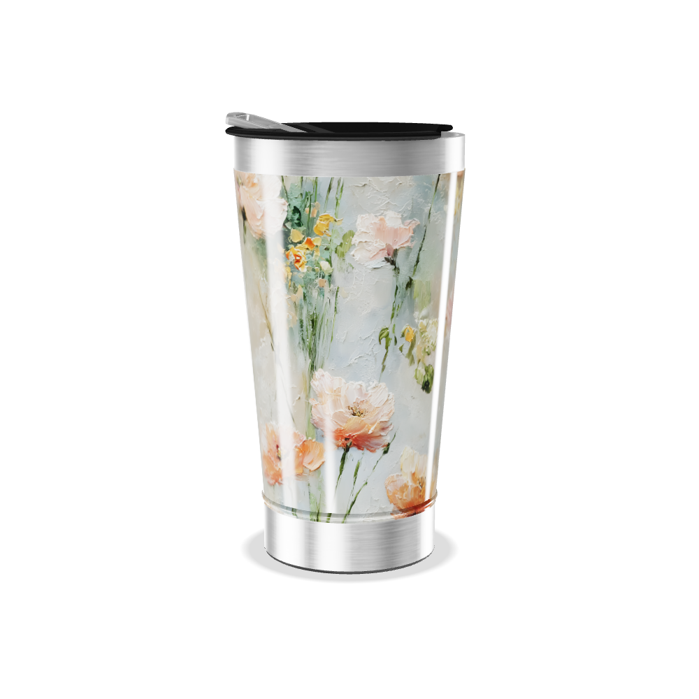 Copo Térmico - Floral Aquarela