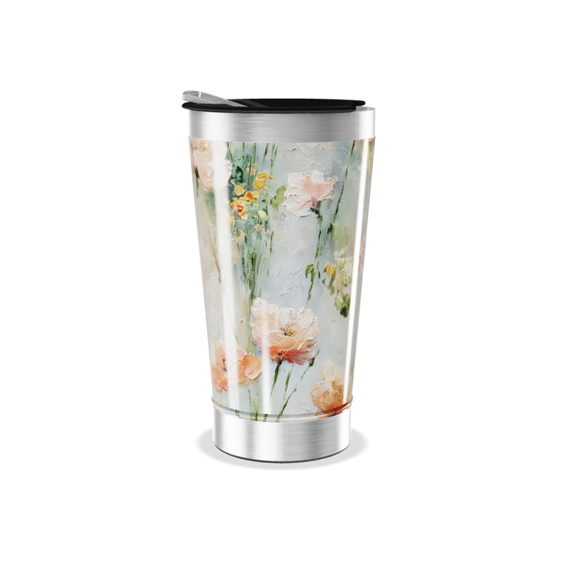Copo Térmico - Floral Aquarela