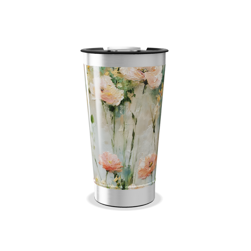 Copo Térmico - Floral Aquarela