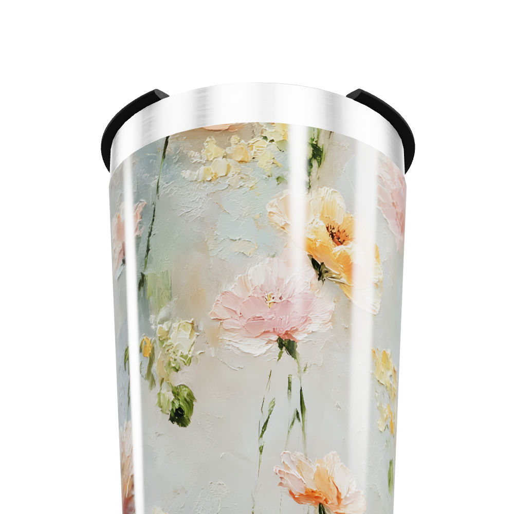 Copo Térmico - Floral Aquarela