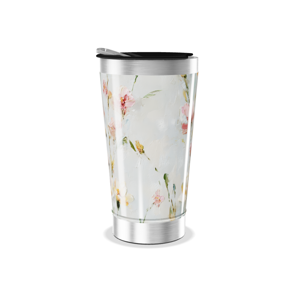 Copo Térmico - Floral Aquarela