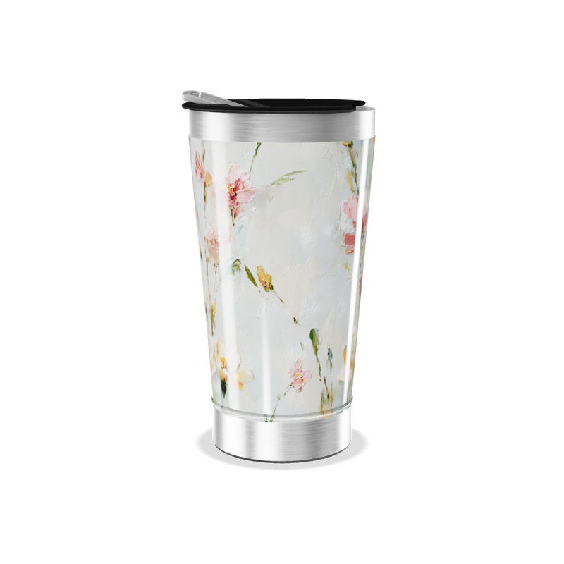 Copo Térmico - Floral Aquarela