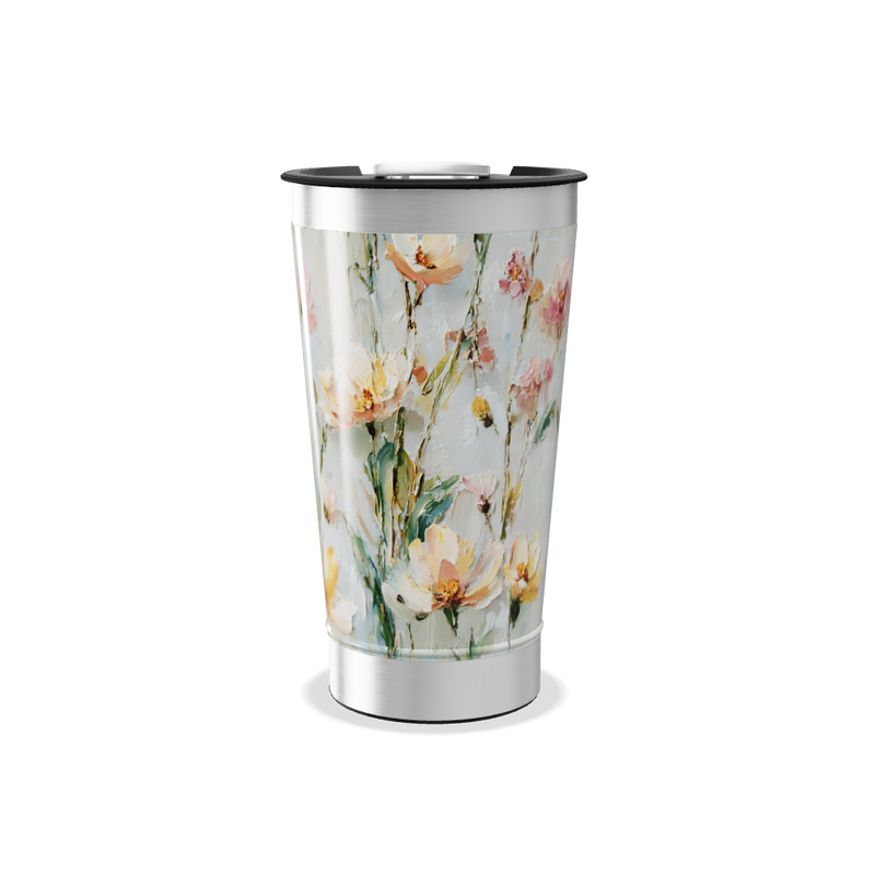 Copo Térmico - Floral Aquarela