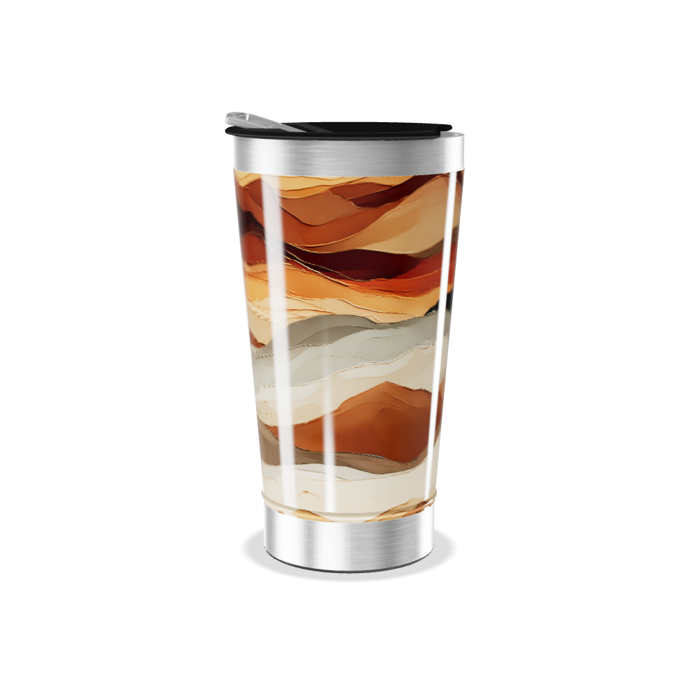 Copo Térmico - Estampa Geométrica Colorida