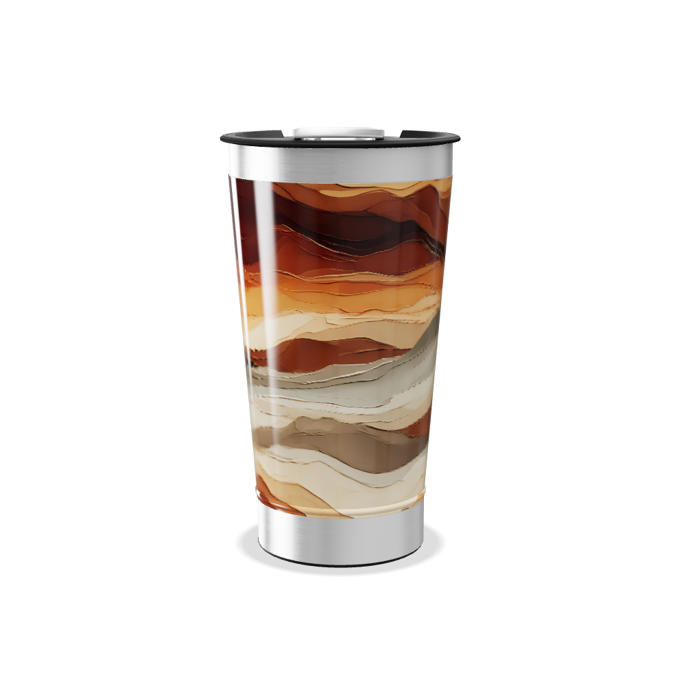 Copo Térmico - Estampa Geométrica Colorida