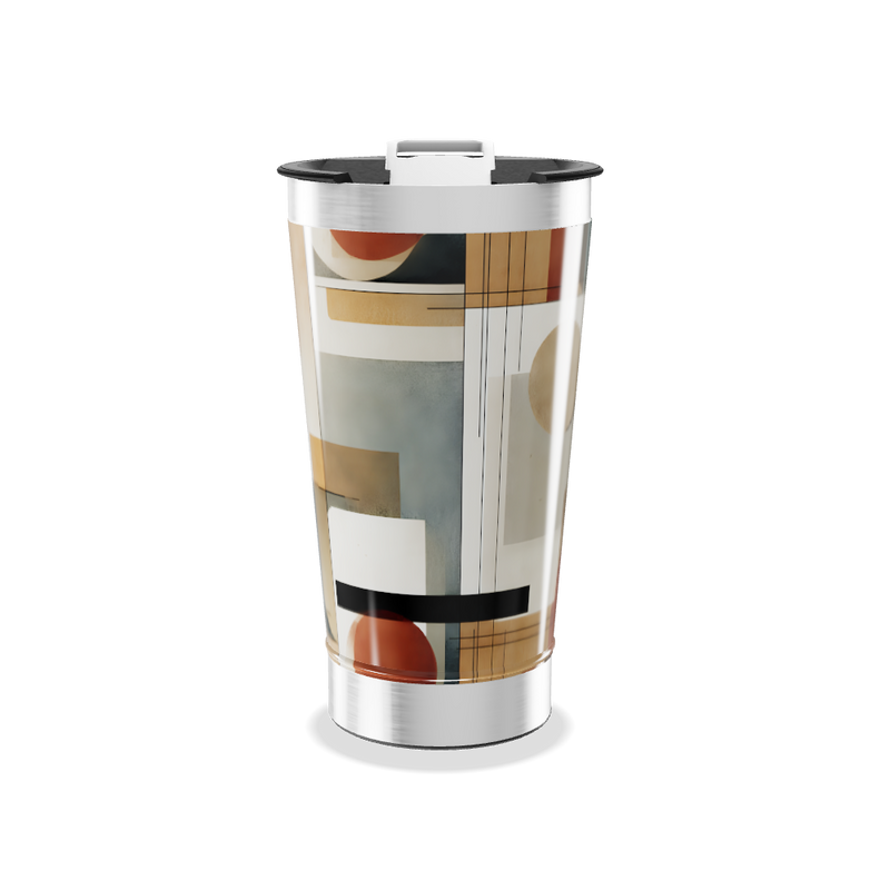 Copo Térmico - Estampa Geométrica Colorida