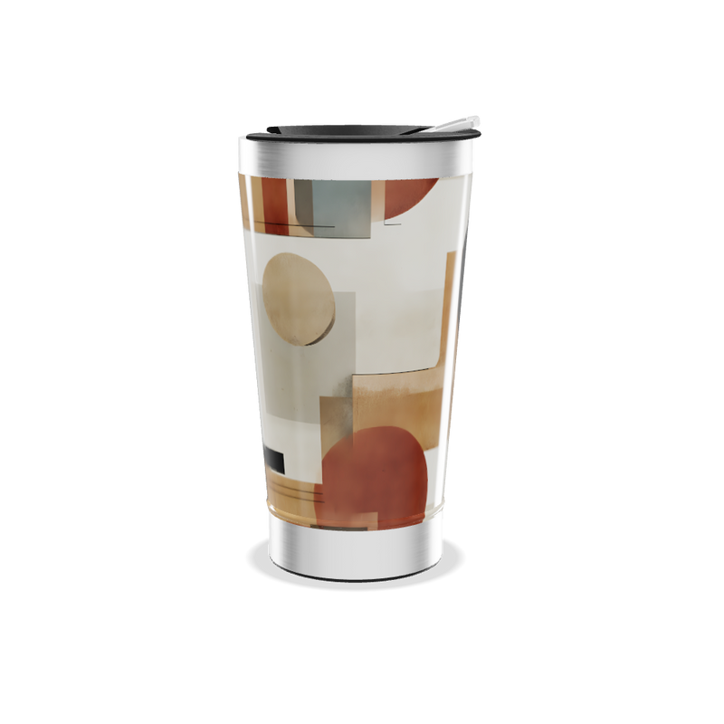 Copo Térmico - Estampa Geométrica Colorida
