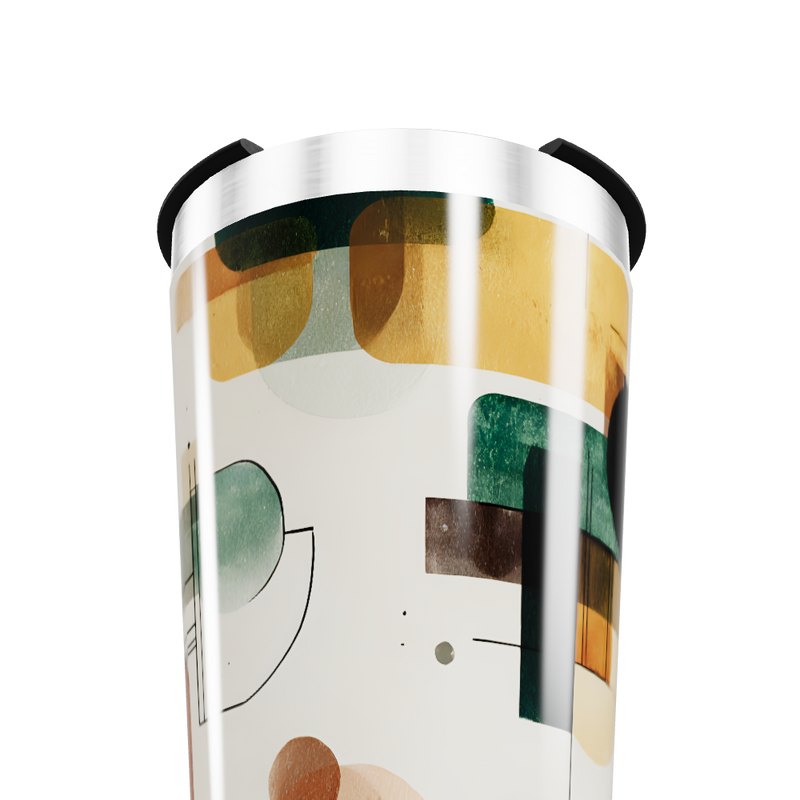 Copo Térmico - Estampa Geométrica Colorida