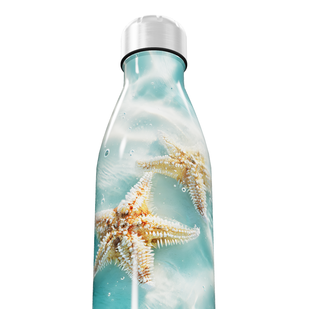 Garrafa Inox Estampa Estrela do Mar