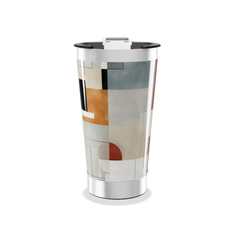 Copo Térmico - Estampa Geométrica Colorida