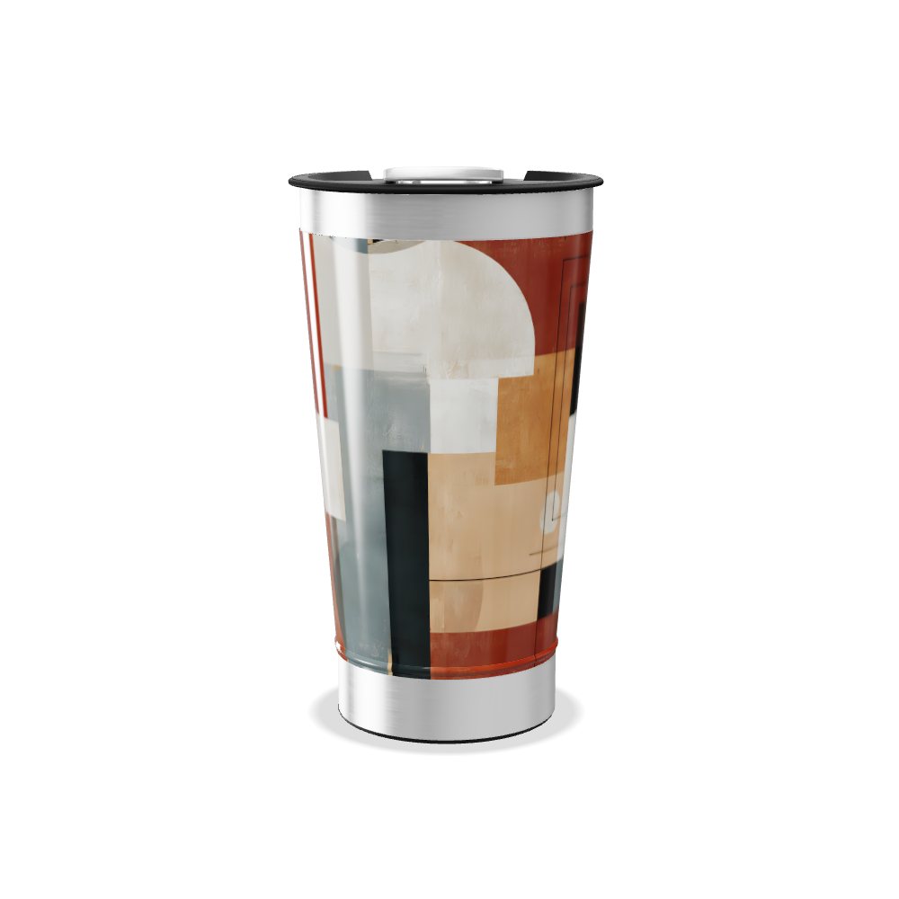 Copo Térmico - Estampa Geométrica Colorida