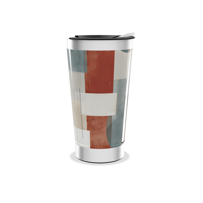 Copo Térmico - Estampa Geométrica Colorida