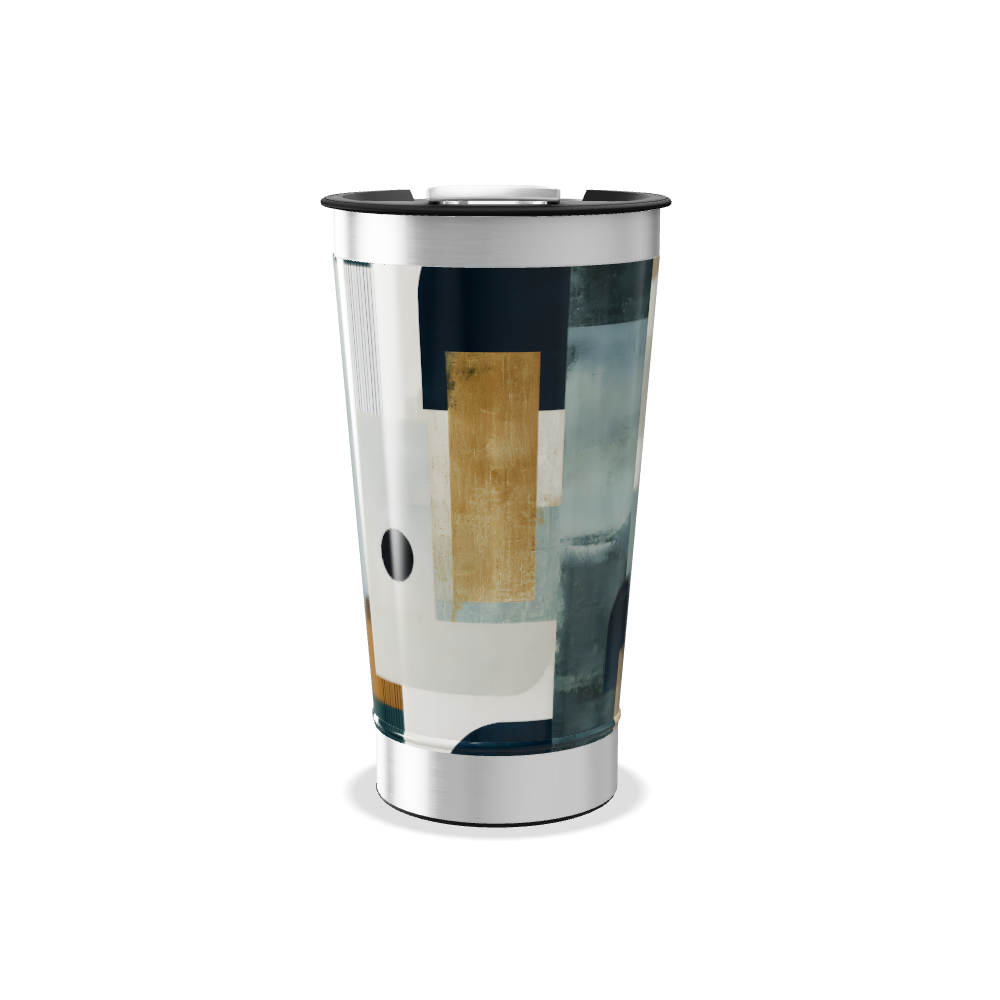 Copo Térmico - Estampa Geométrica Colorida