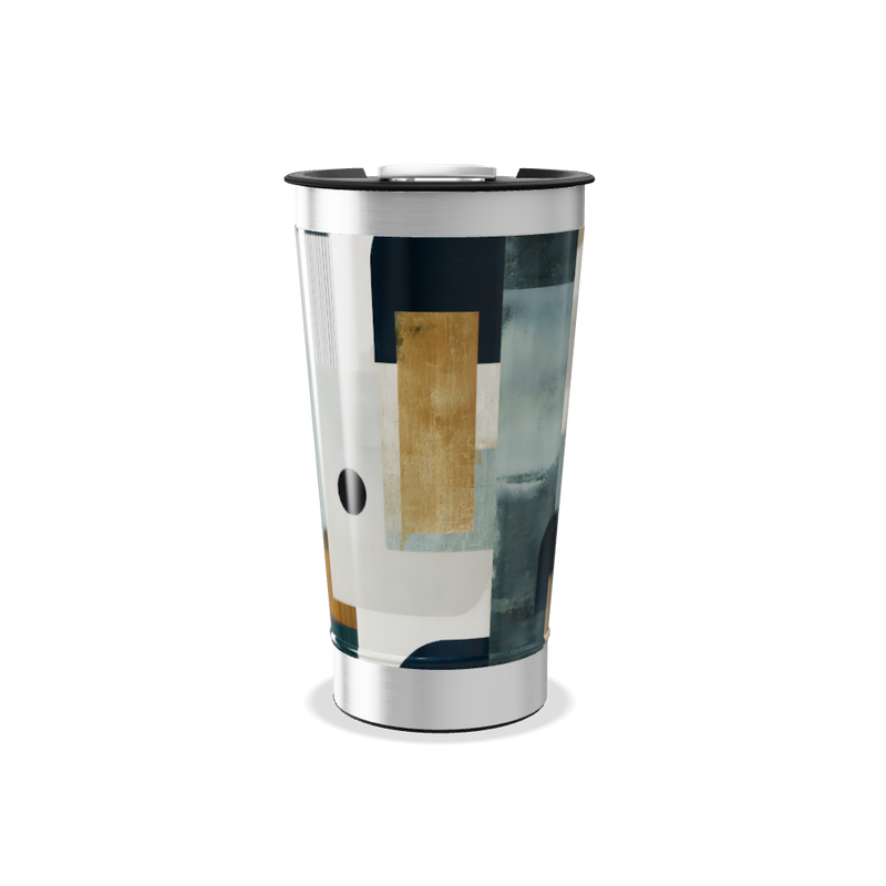 Copo Térmico - Estampa Geométrica Colorida