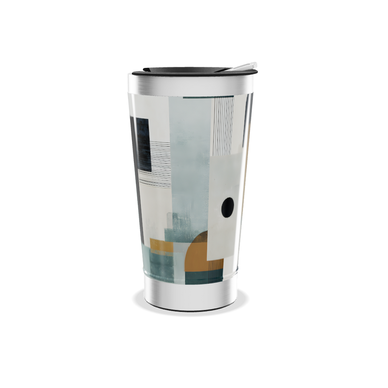 Copo Térmico - Estampa Geométrica Colorida