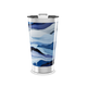 Copo Térmico - Azul Ondas Abstratas