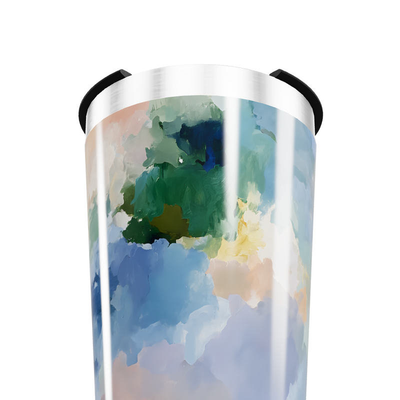 Copo Térmico - Estampa Abstrata Colorida