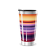 Copo Térmico - Listras Coloridas Inox