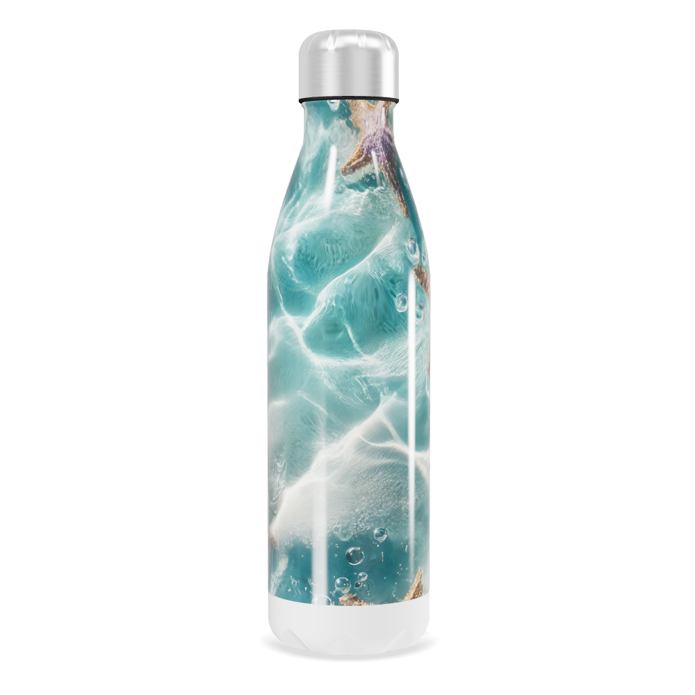 Garrafa Inox - Estampa Estrelas do Mar