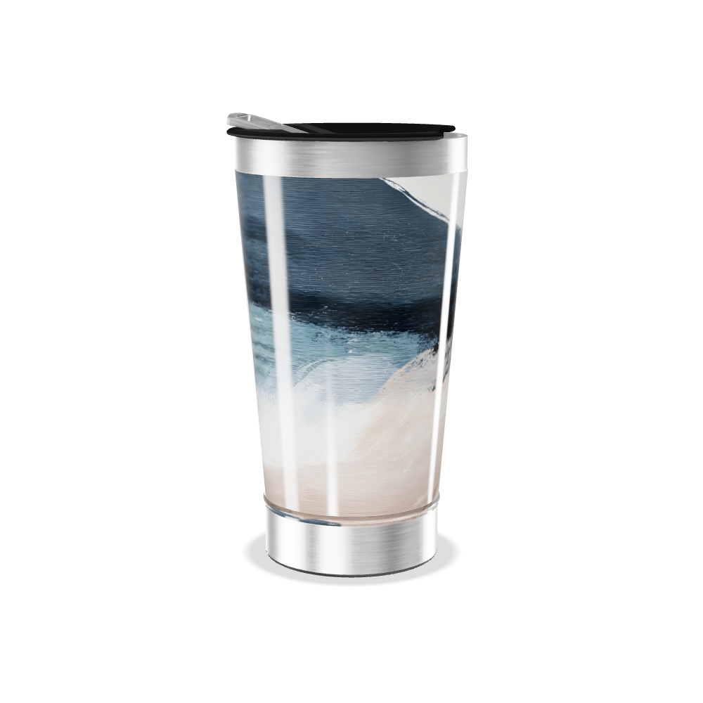 Copo Térmico - Estampa Abstrata Aço Inox