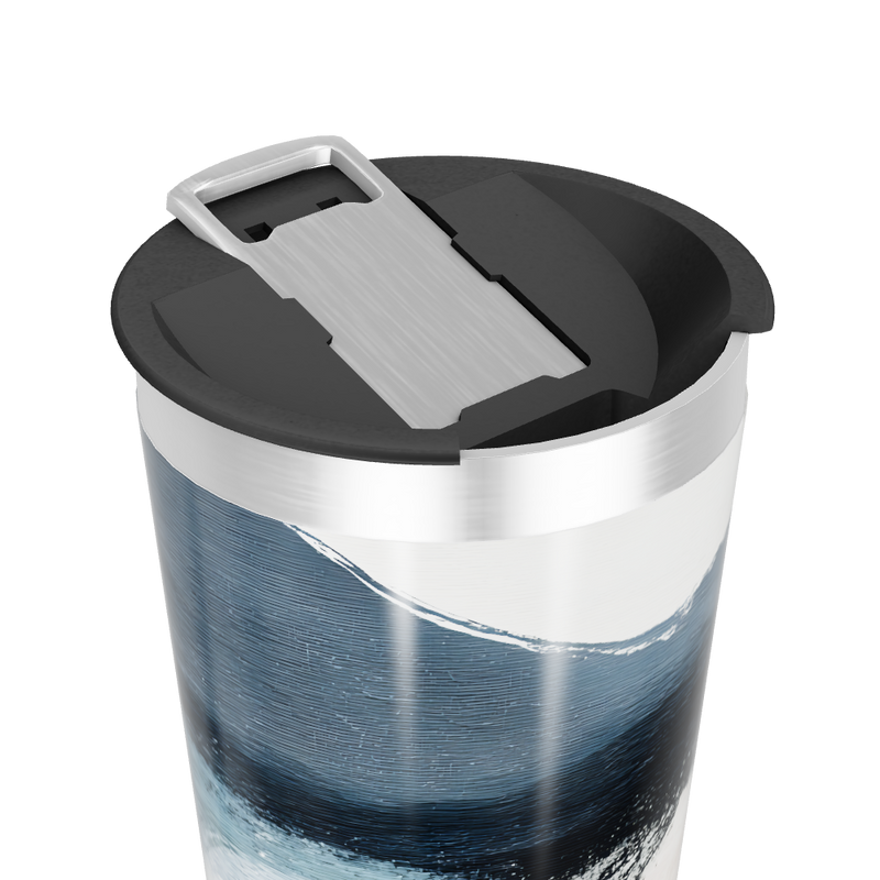 Copo Térmico - Estampa Abstrata Aço Inox