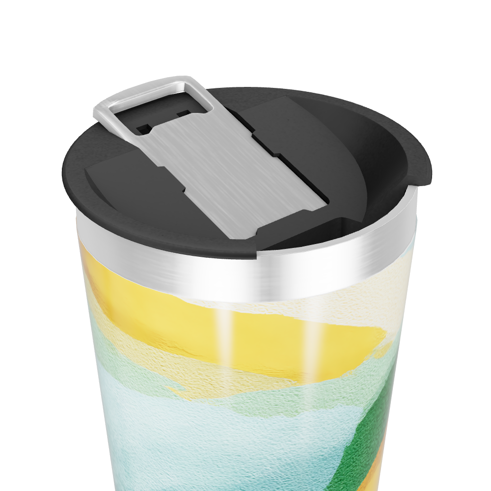 Copo Térmico - Estampado Colorido Aço Inox