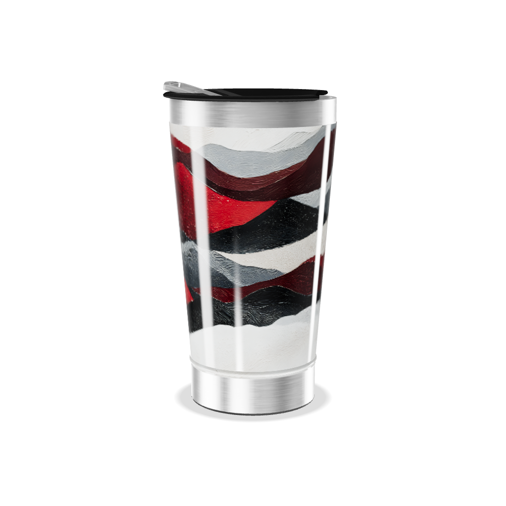 Copo Térmico - Estampa Abstrata Colorida