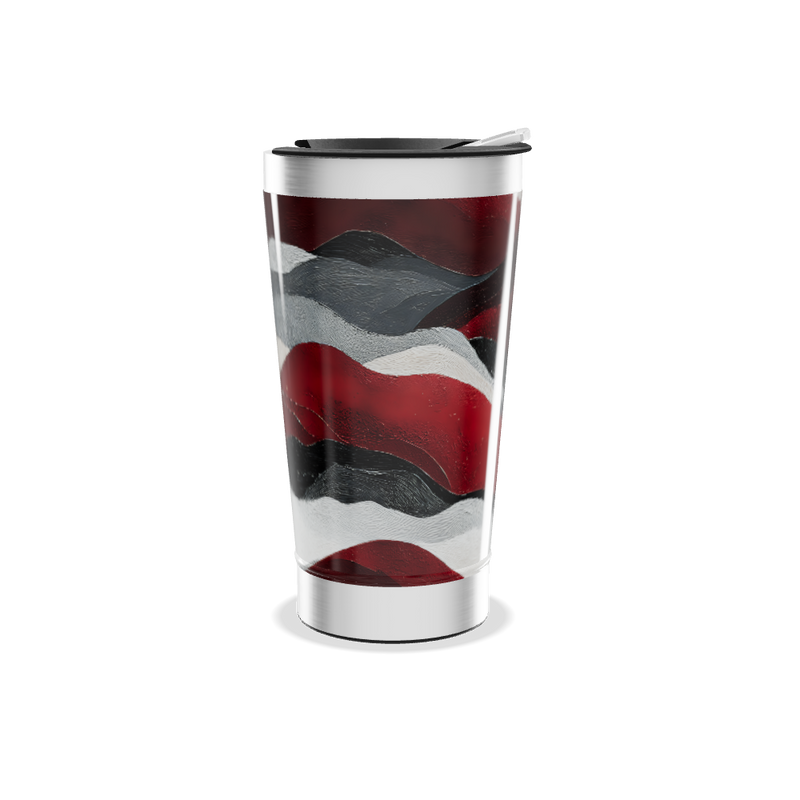 Copo Térmico - Estampa Abstrata Colorida