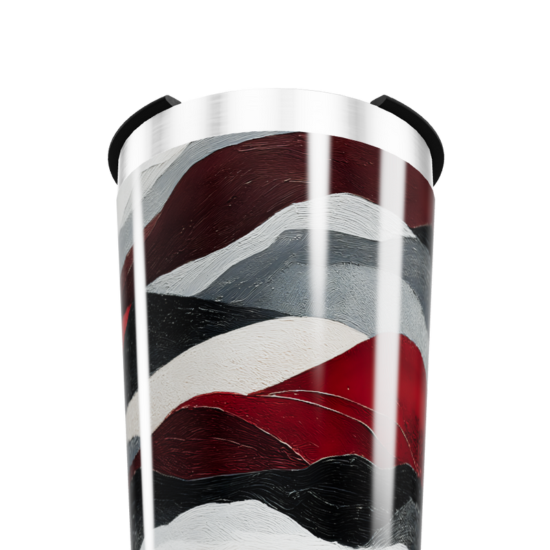 Copo Térmico - Estampa Abstrata Colorida