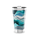 Copo Térmico - Ondas Azul Aço Inox