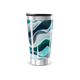 Copo Térmico - Ondas Azul Aço Inox
