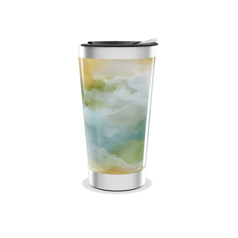 Copo Térmico - Estampa Aquarela Colorida