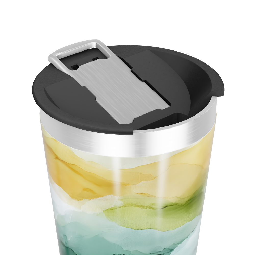 Copo Térmico - Estampa Aquarela Colorida