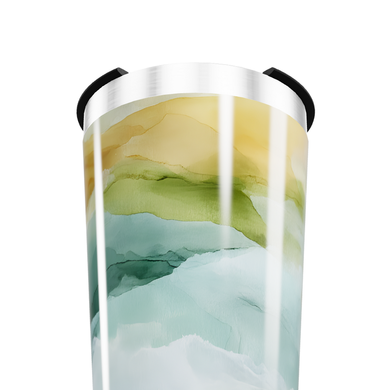 Copo Térmico - Estampa Aquarela Colorida