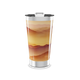 Copo Térmico - Estampa Montanhas Laranja