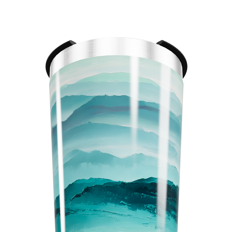 Copo Térmico - Estampa Montanhas Azul