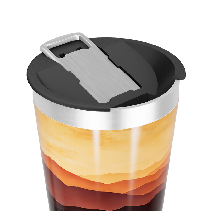 Copo Térmico - Paisagem Cores Quentes