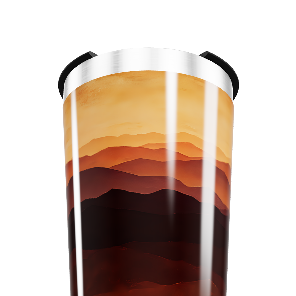 Copo Térmico - Paisagem Cores Quentes