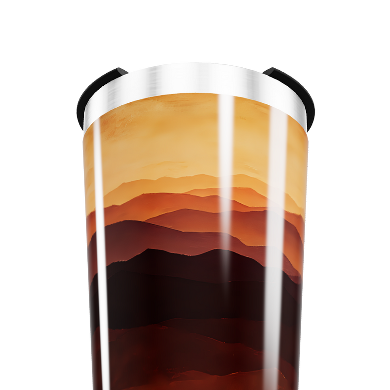 Copo Térmico - Paisagem Cores Quentes