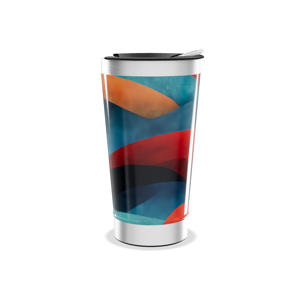 Copo Térmico - Multicolorido com Tampa