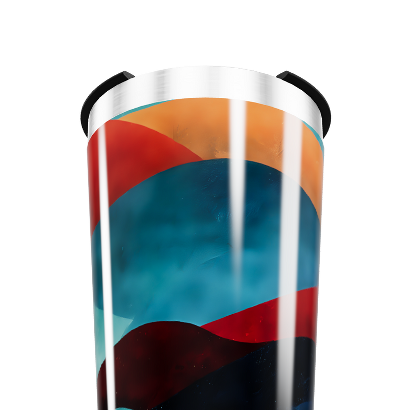 Copo Térmico - Multicolorido com Tampa