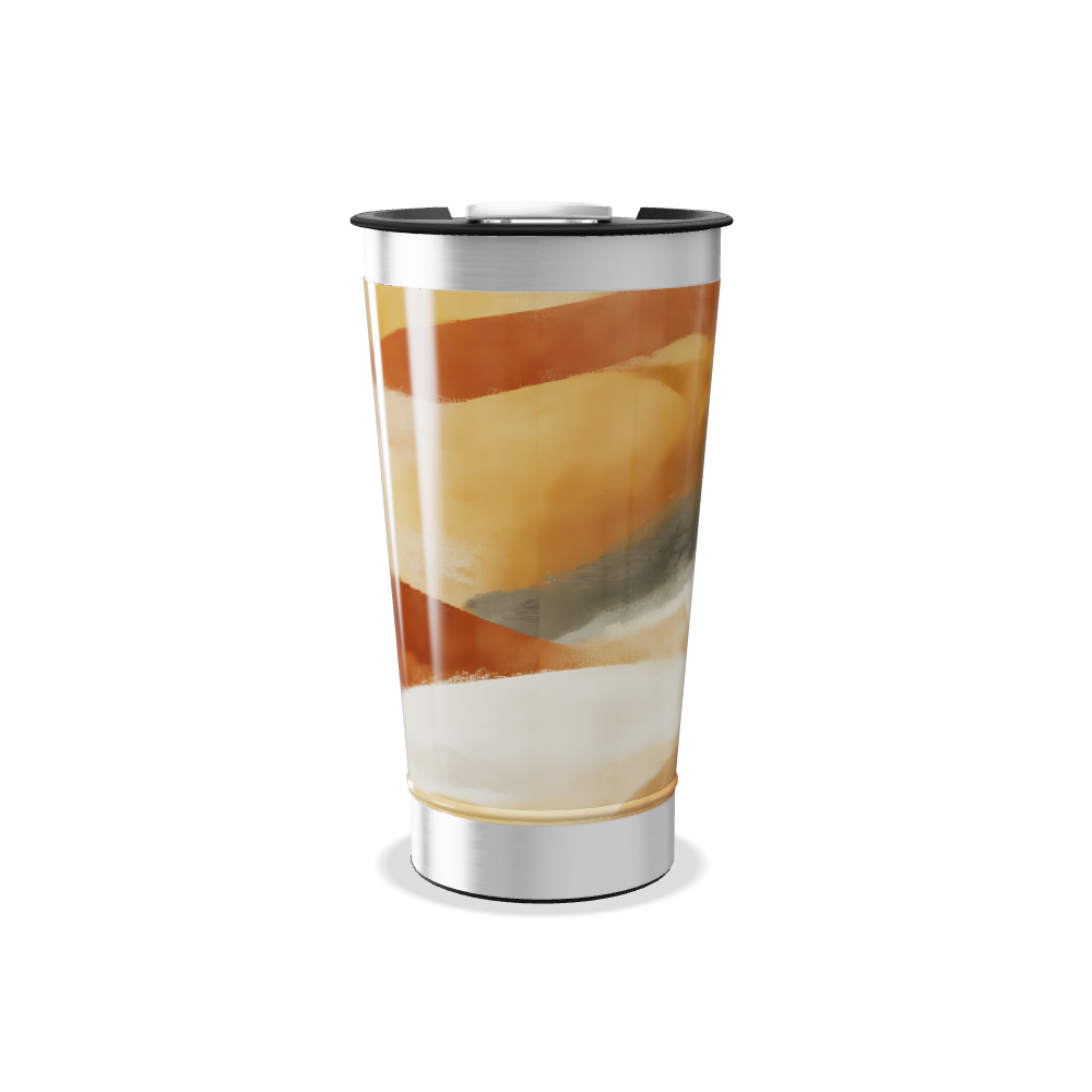 Copo Térmico - Estampa Abstrata Colorida