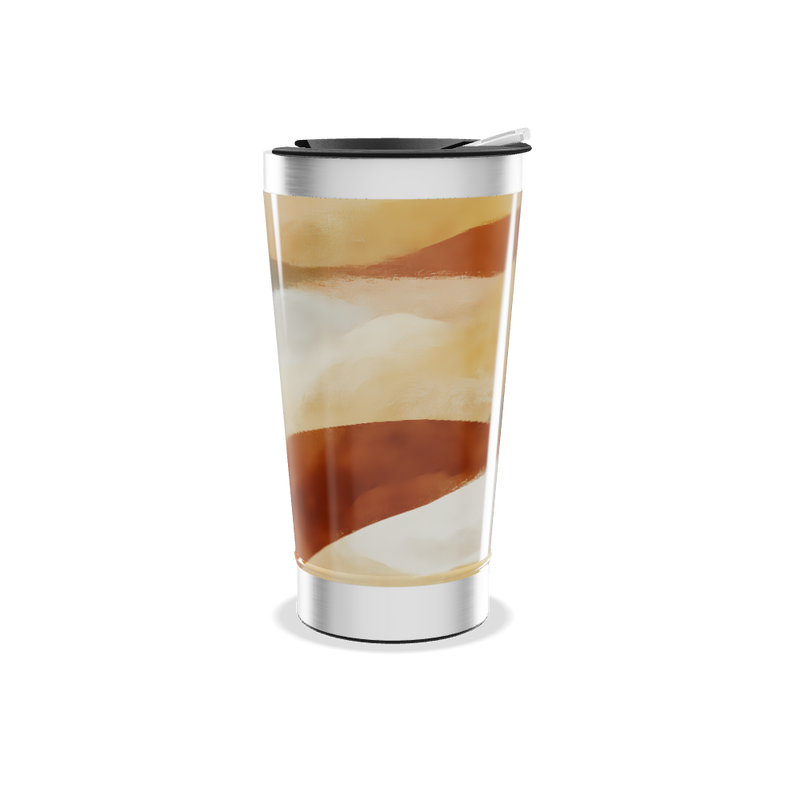 Copo Térmico - Estampa Abstrata Colorida